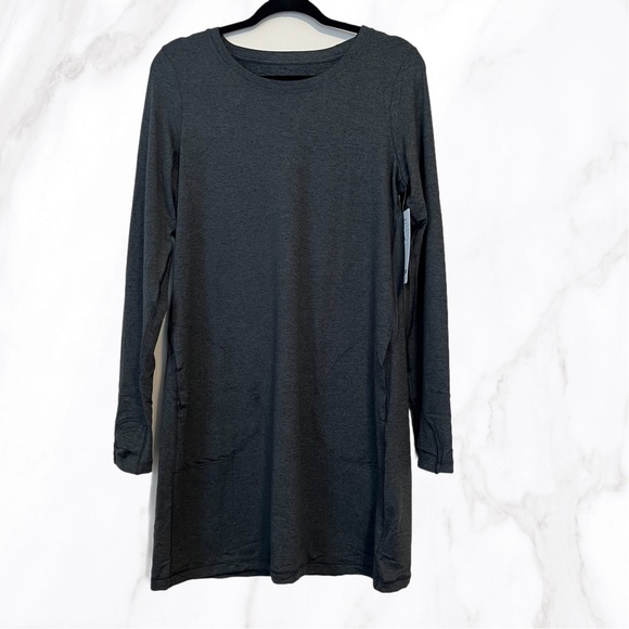 NWT! Athleta Uptempo Dress Size Small in Black Heather - Picture 6 of 11